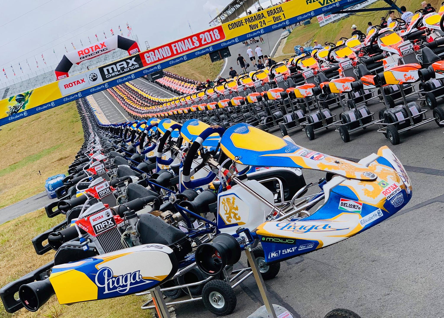 Hundreds of Karts on the ROTAX World Finals Grid.