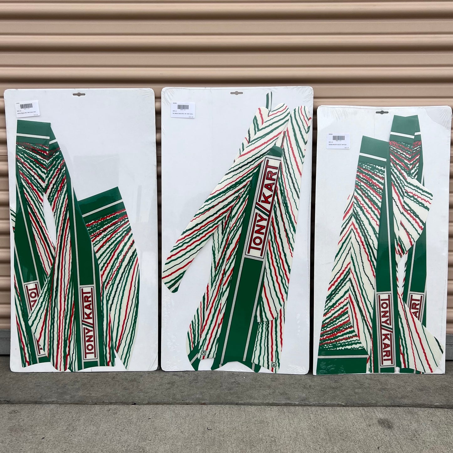 Tony Kart Graphics Kit for M6 or KG507 Bumper.