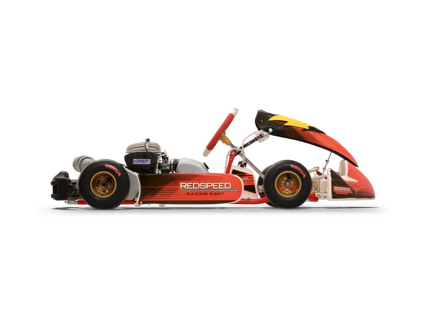 Right Side of a Redspeed Rookie EVM/25 Kart.