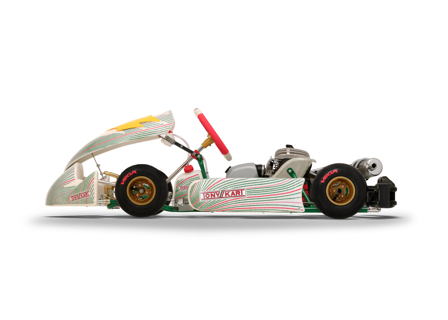 Left Side of a 2025 Tony Kart Rookie EVM/25.