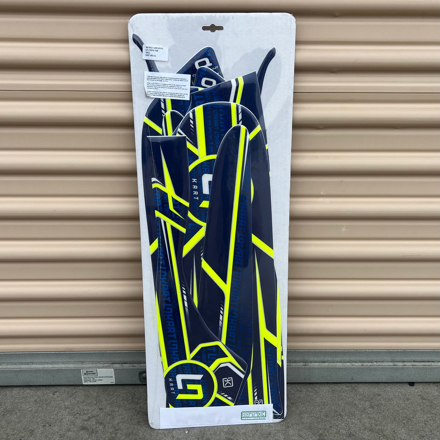 LN Cadet Kart Graphics Kit.