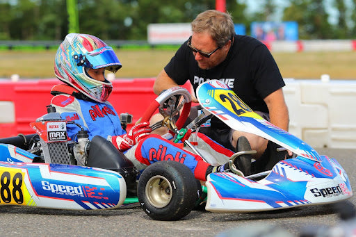 Pittsburgh Karting Company Pro Kart Concepts' Dan Schlosser Coaches IMSA Driver Luca Mars.