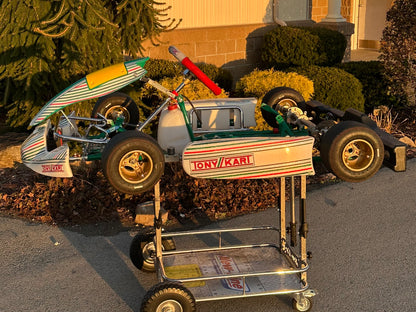 Left Side of a 2023 Tony Kart Cadet Kart.