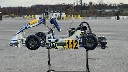 Left Side of a 2024 LN Cadet Kart with a Lawson Speed Shop LO206 Engine.