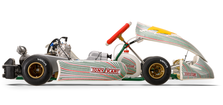 Right Side of a 2025 Tony Kart 401 T.