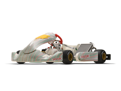 Front Left Side of a 2025 Tony Kart 401 T.