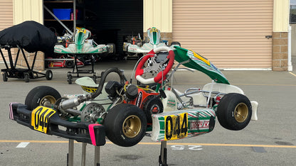 Back Right Side of a 2024 Tony Kart Cadet Kart with Lawson LO206 Engine.