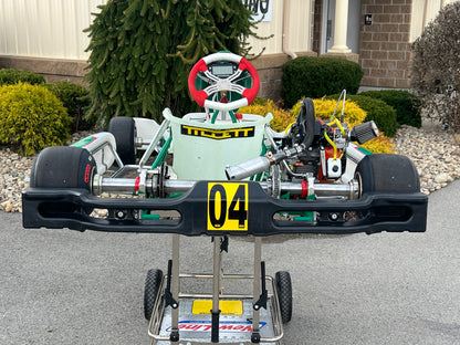 Back of a 2023 Tony Kart 401RR with Lawson Speed Shop LO206.